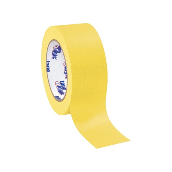 Tape Logic 2'' x 60 yds. Yellow Tape Logic Masking Tape, 12PK T93700312PKY - main